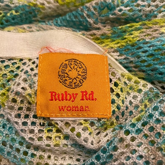 2x Ruby Road pale green camouflage cardigan - Picture 6 of 7